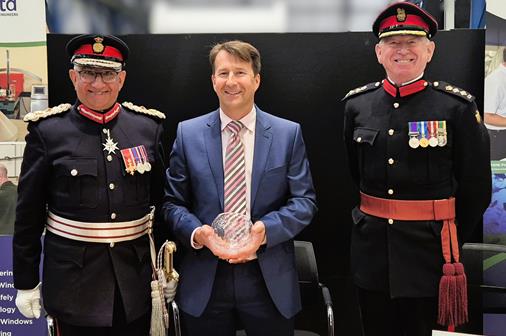 Blanson welcomes the Lord Lieutenant of Leicester